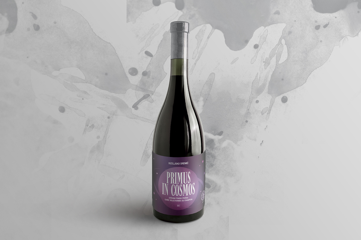 Kunej 01 Kunej - Etiketa za šampanjec