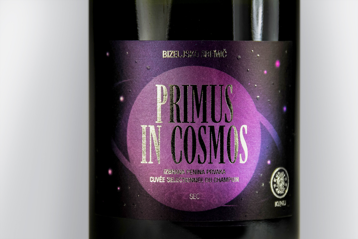 Kunej 02 Kunej - Etiketa za šampanjec