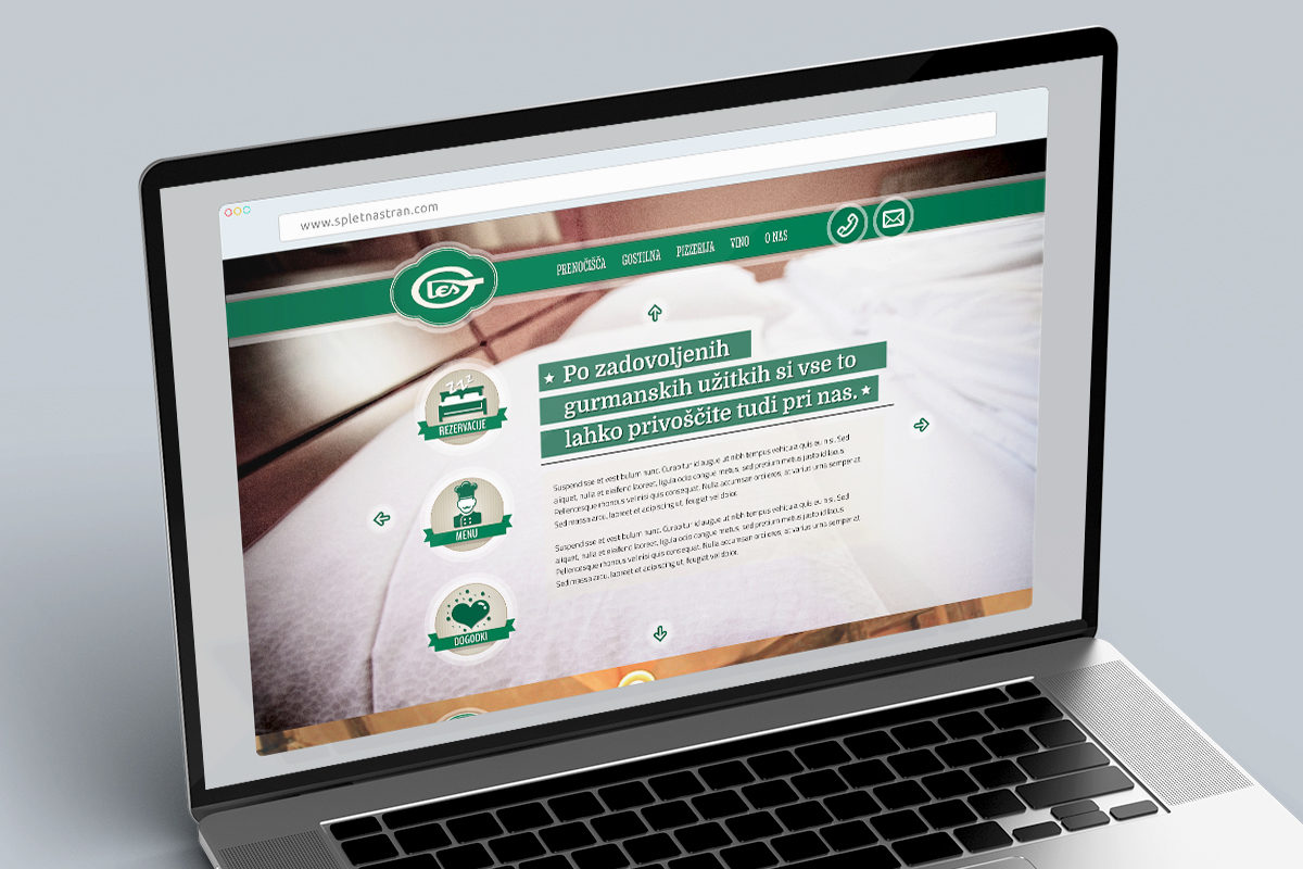 Les - Dizajn spletne strani