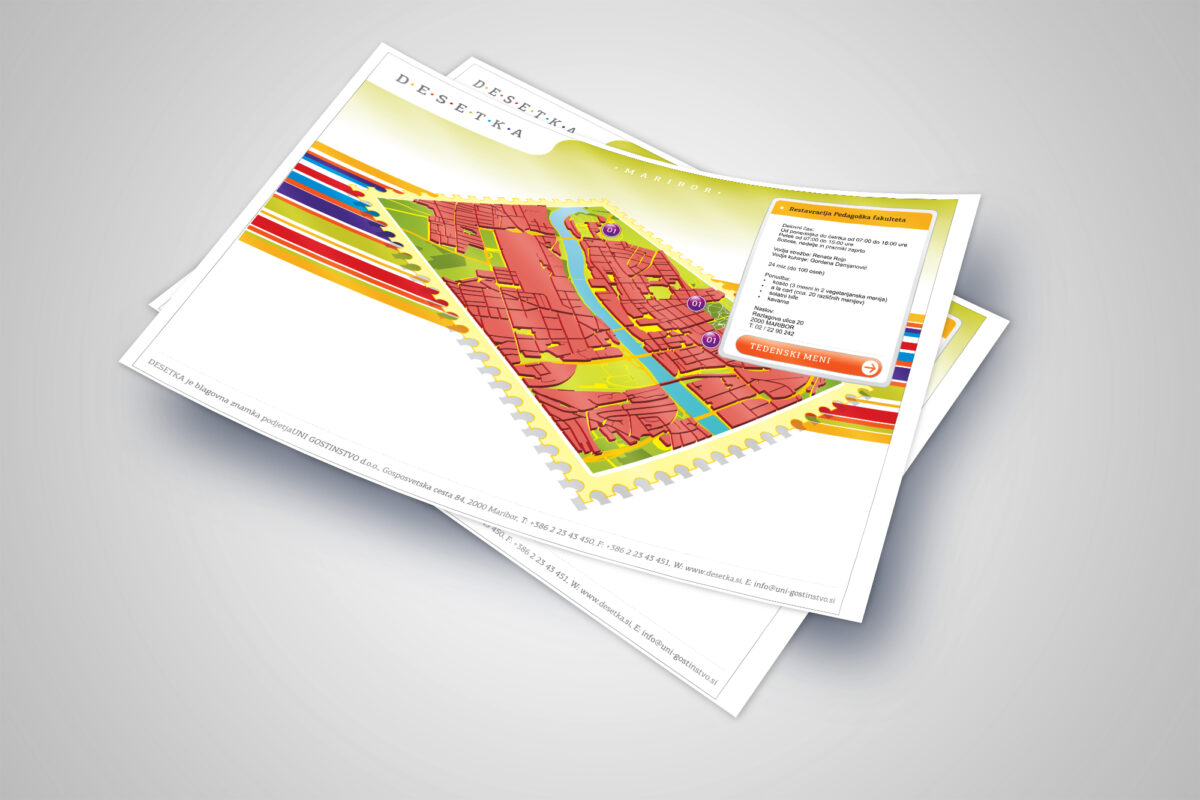 Desetka Desetka - zemljevid