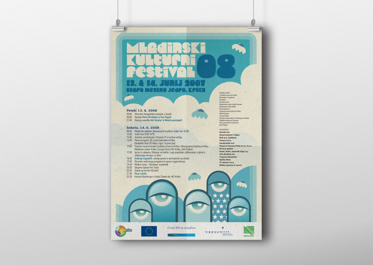 MKF-KK Mladinski kulturni festival - plakat