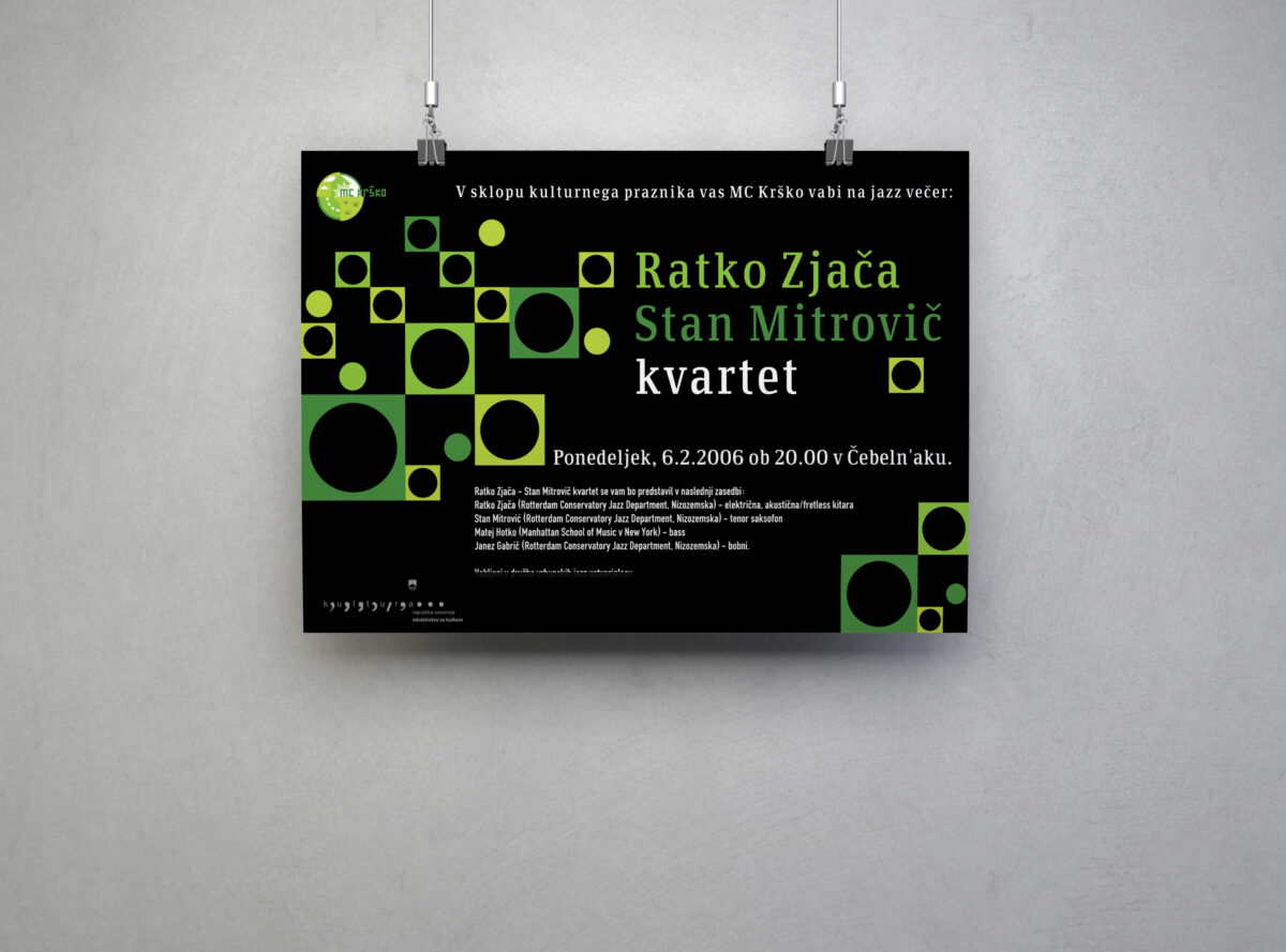 Plakat Jazz koncert - plakat